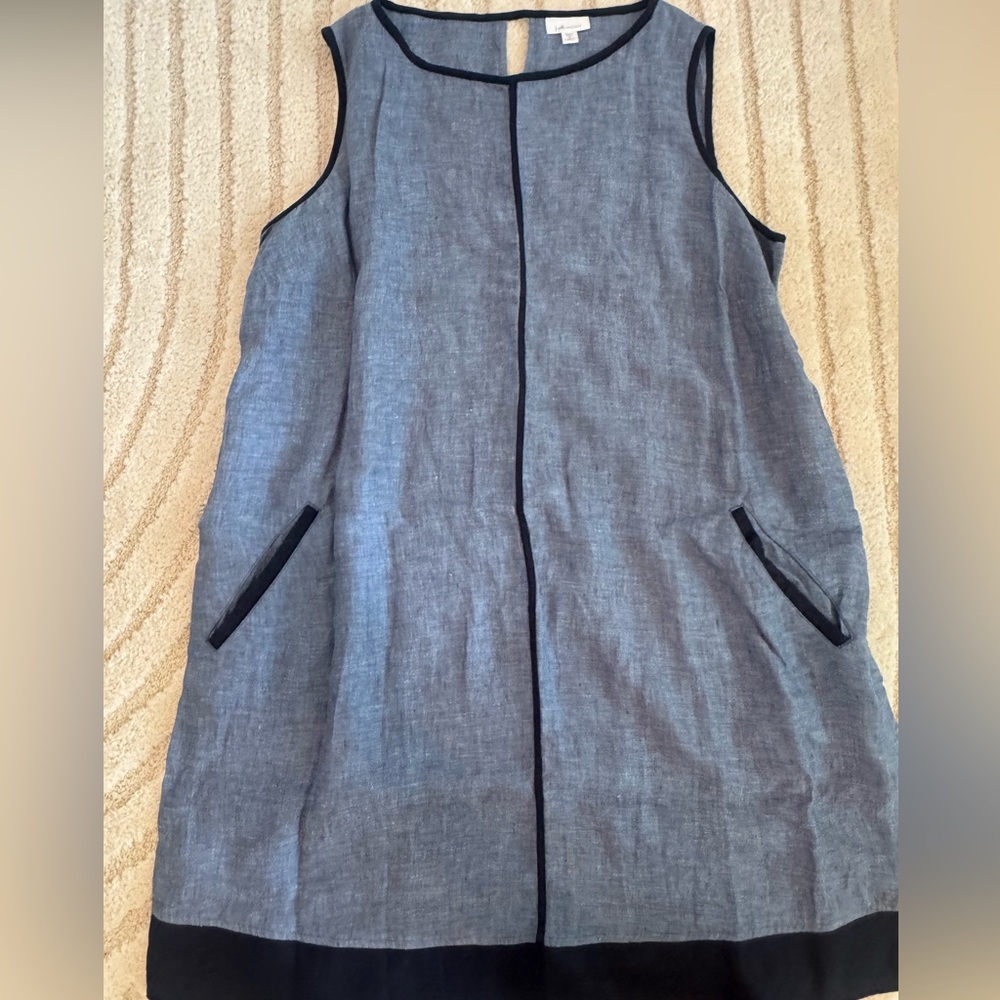 J. Jill Gray Linen Dress